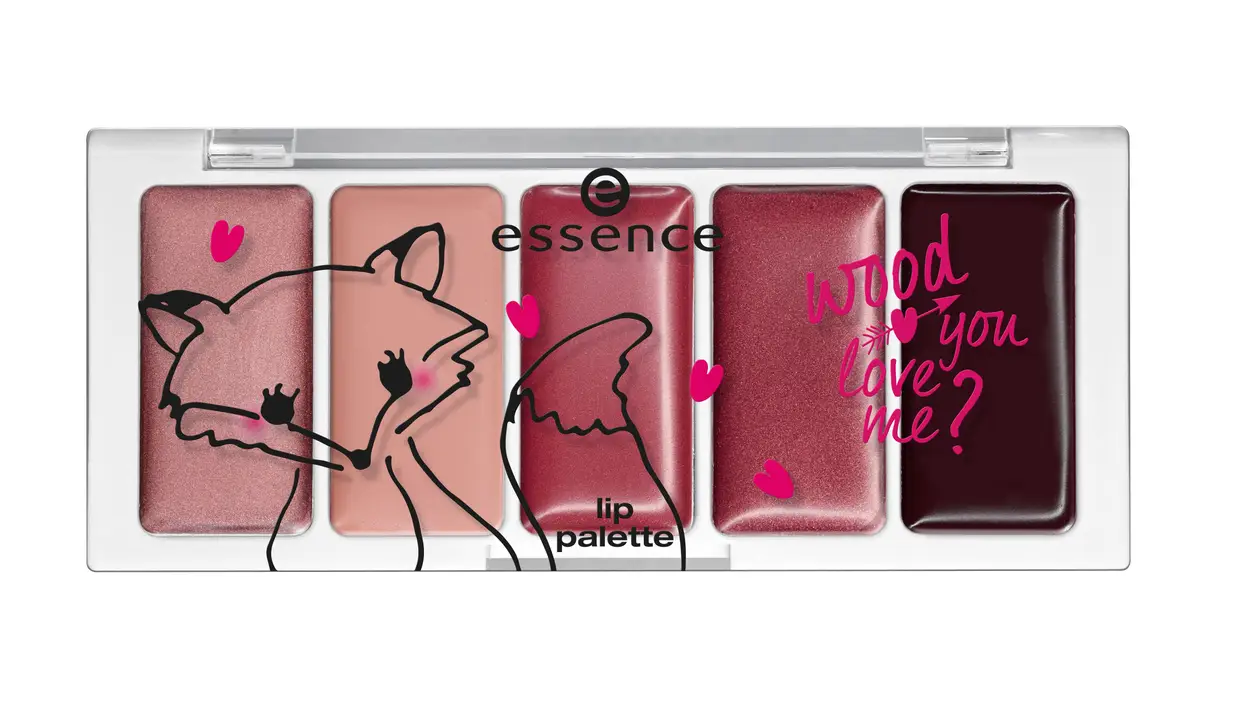 Paleta de batons cremosos da linha Wood You Love Me, Essence, €4,49