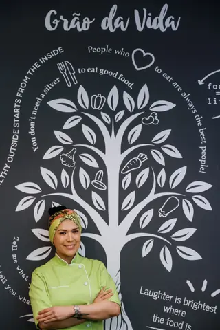 “Comer bem, e de uma forma saudável, faz toda a diferença e bem à alma”, resume Marcella Fernandes, a mentora do projeto