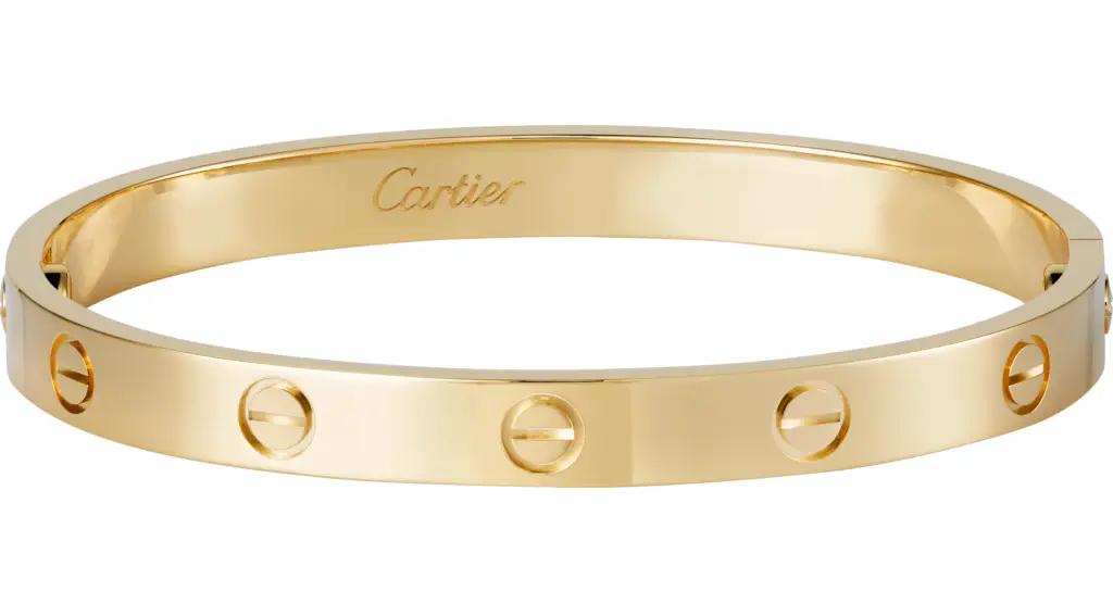 3. Pulseira Love, Cartier, 6.050 euros