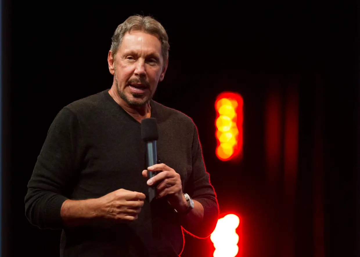 10 - Larry Ellison – O co-fundador da tecnológica Oracle tem a fortuna estimada em 58,5 mil milhões de dólares e encerra o top 10 dos mais ricos