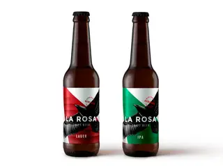A La Rosa chega ao mercado com duas cervejas, a IPA e a Lager. No final deste verão, juntar-se-á uma Stout preta