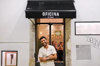“Defino a minha ementa como sendo arisca, de instinto, e só é fixa até eu a mudar”, brinca Rui Rebelo, chefe do Oficina do Duque