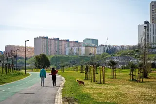 Há mais 11 hectares de verde para serem usufruídos pelos lisboetas, em plena cidade. Mas, por enquanto, ainda são poucos os que conhecem este novo parque urbano