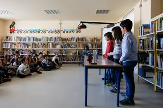 Ana Lúcia, Gustavo, Santiago, Sofia, Tomás e Vitória