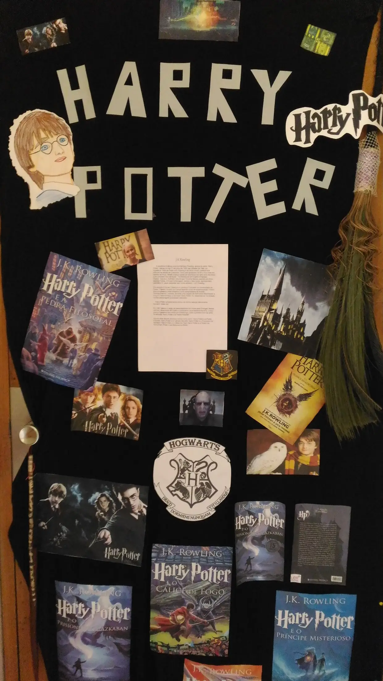 Cartaz de apelo ao voto no livro «Harry Potter e a Pedra Filosofal» de J. K. Rowling