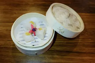 Os dim sums fazem parte da carta