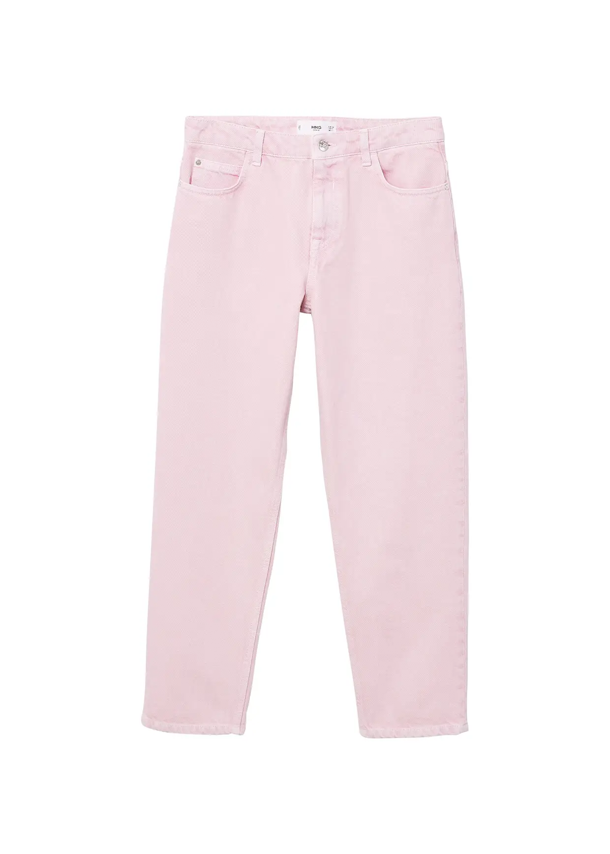 Jeans cor de rosa, Mango, €39,99