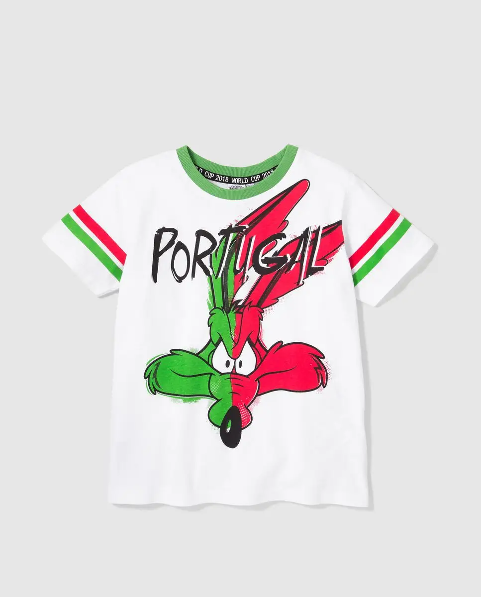 T-shirt infantil com estampado Coiote, El Corte Inglés, €12,99