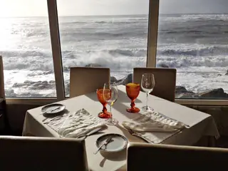 O restaurante fica na marginal que vai de Vila do Conde a Póvoa de Varzim
