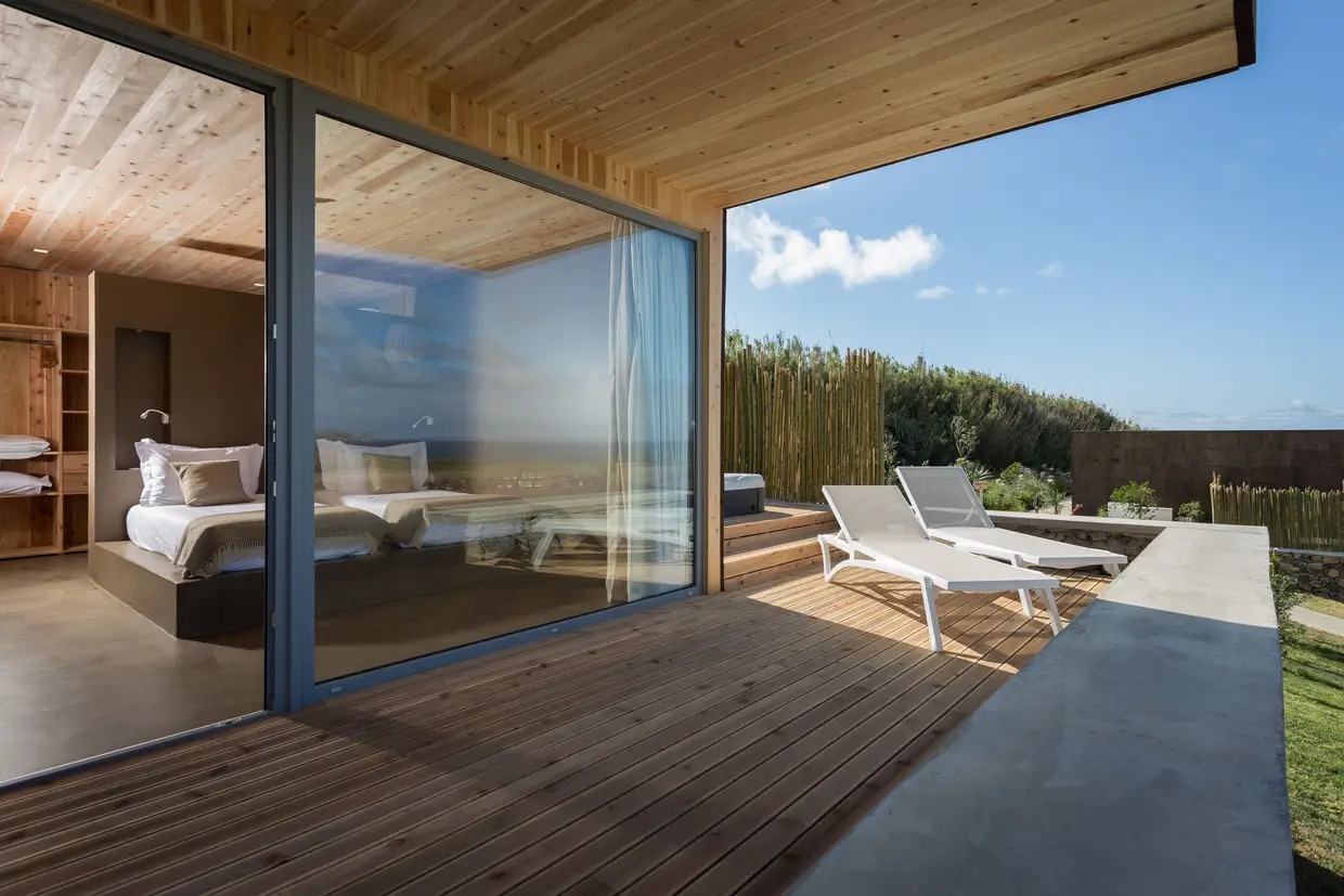 As Retreat Villas, mais isoladas e com a melhor paisagem, têm jacúzi no terraço