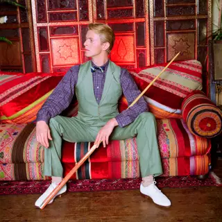 David Bowie fotografado em Londres, em 1982, para a revista Town & Country