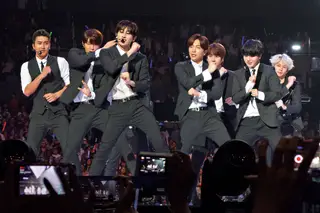 A banda Super Junior, que já estão juntos desde 2005