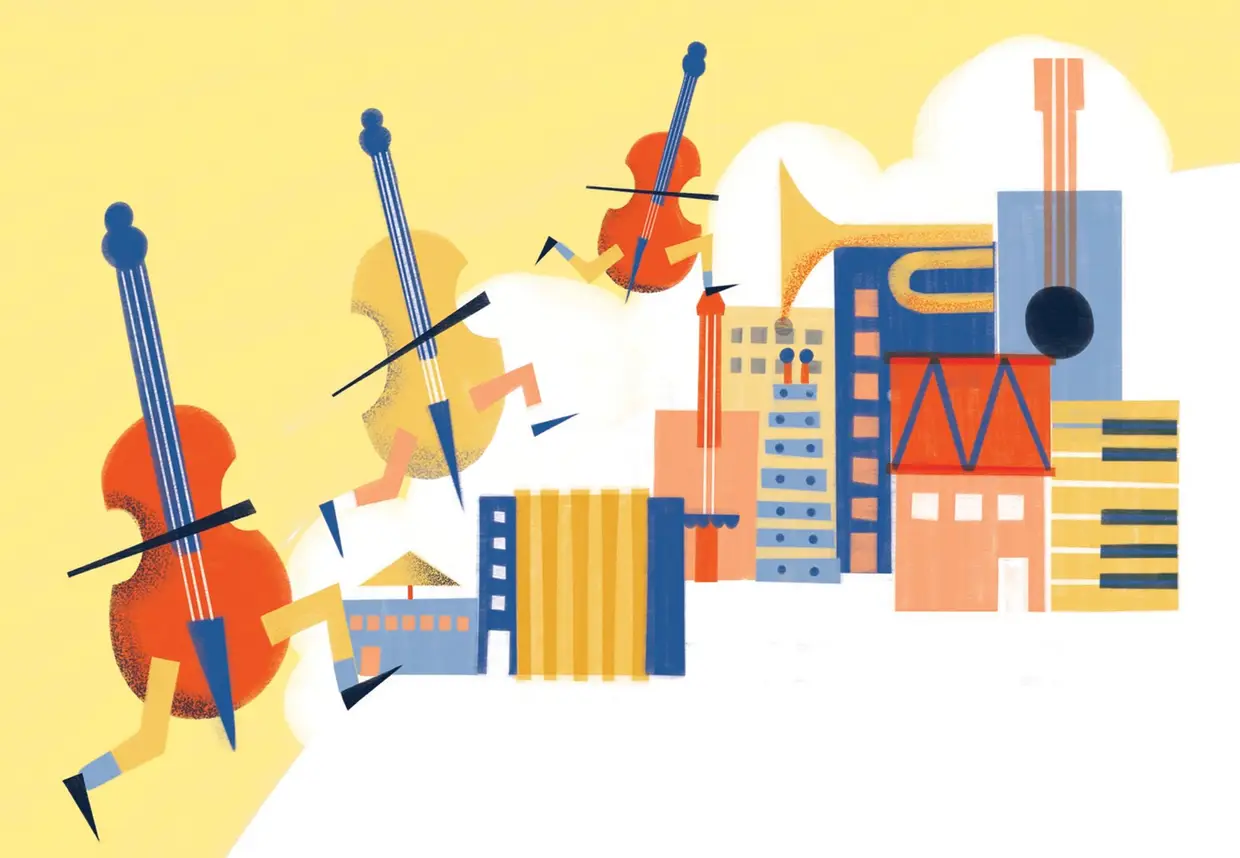 A designer gráfica Maria Vidigal ilustrou as páginas da área de Espetáculos