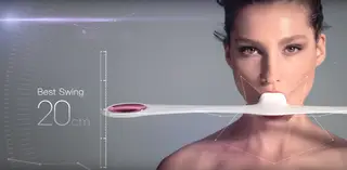 O dispositivo PAO, um aparelho de facial fitness comercializado pela MTG