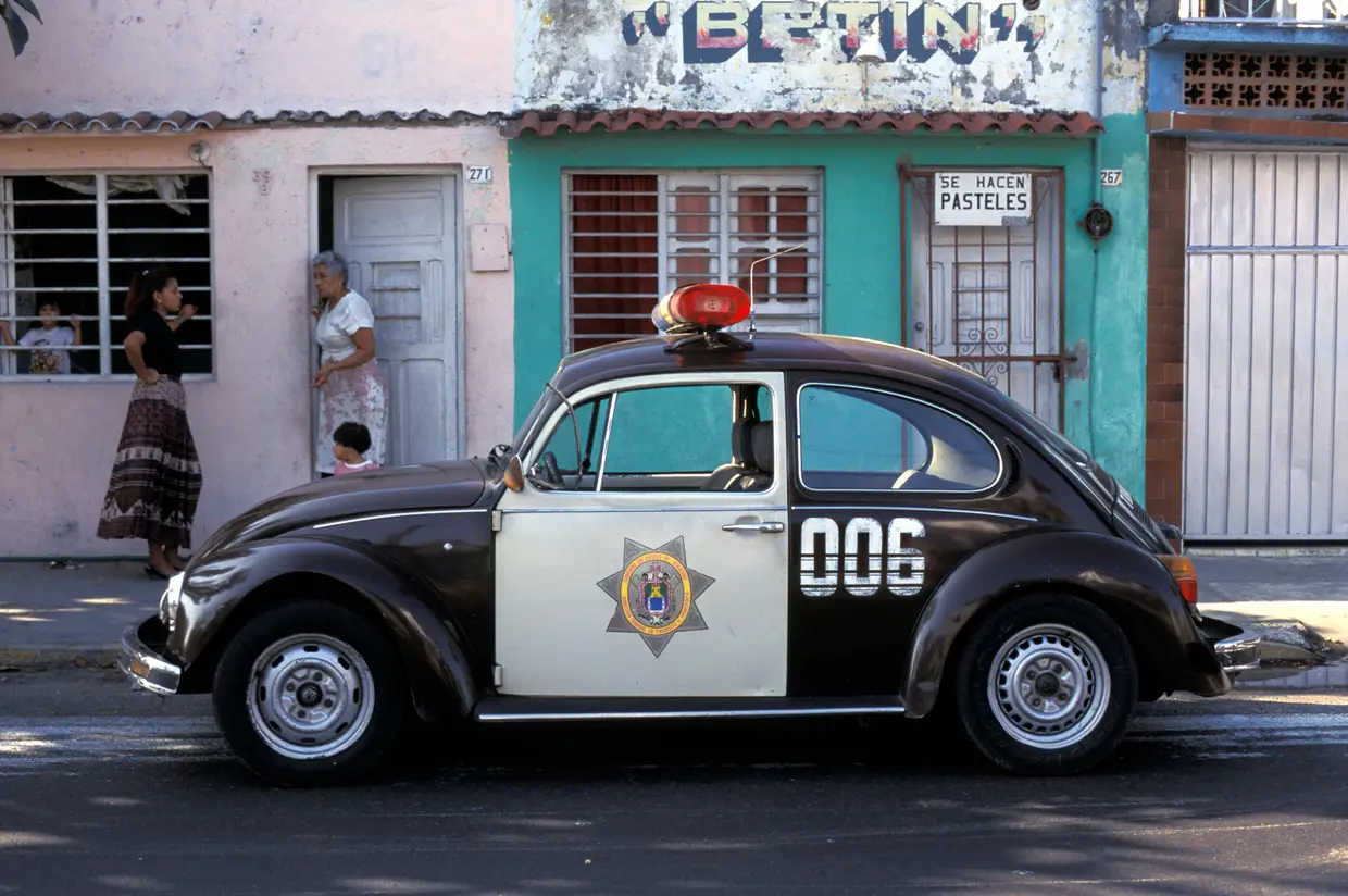 Automóvel da polícia do México