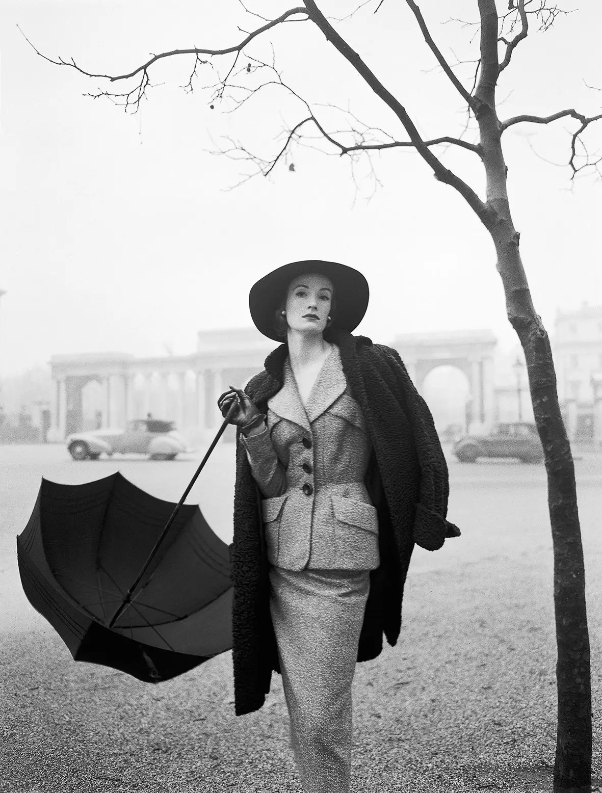Wenda Parkinson, Hyde Park, para a Vogue britânica, fevereiro de 1951