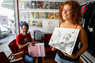 Pedro Martins e Margarida Simões, responsáveis pela Legendary Books