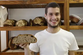 Diogo Amorim, da padaria Gleba