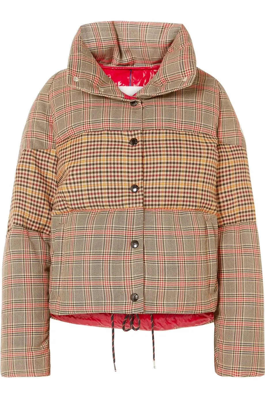 Blusão de penas Moncler, à venda na Net-a-Porter, €1,195