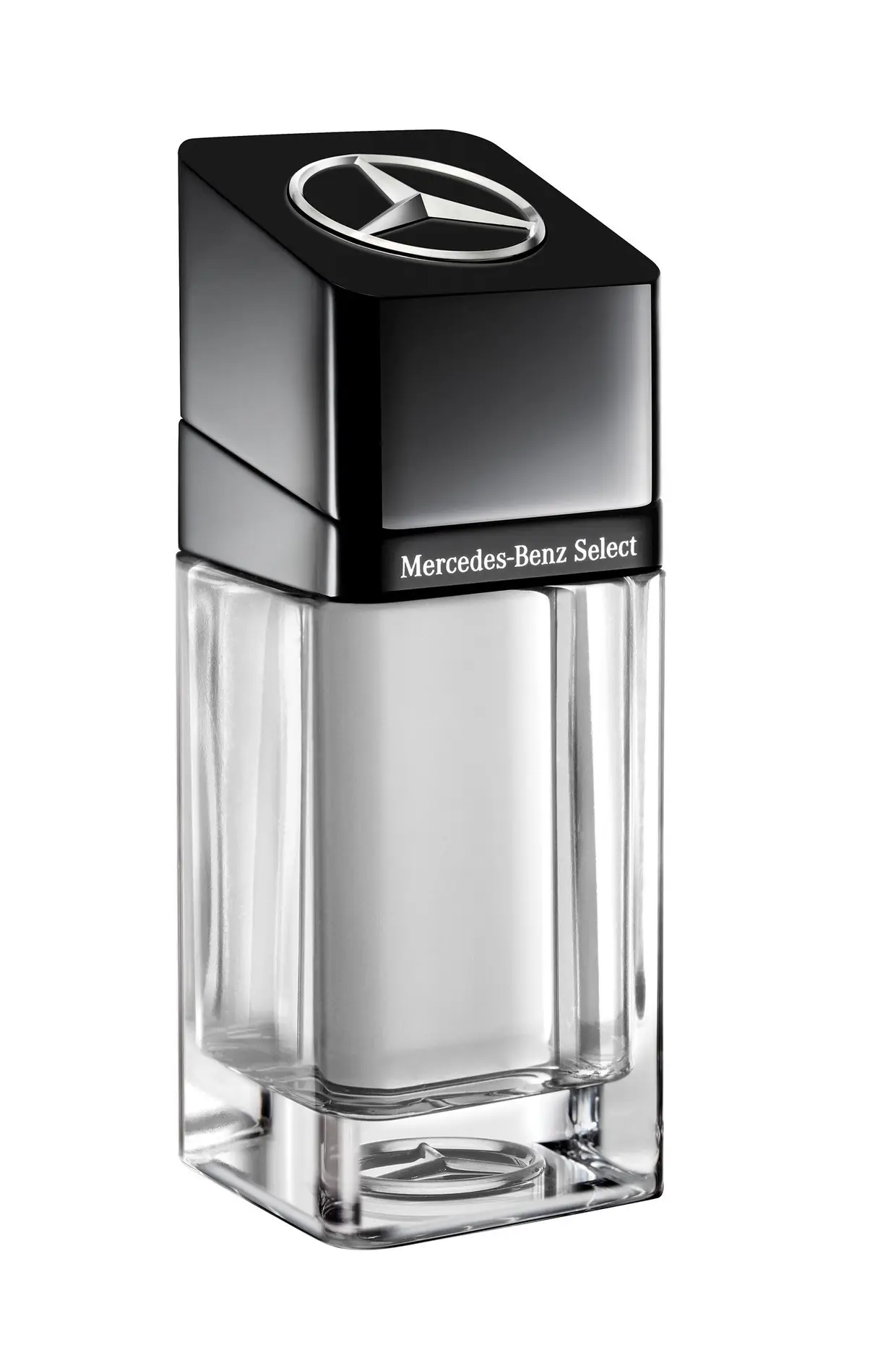 Mercedes-Benz Select (100 ml), uma mistura de bergamota e groselha negra com toques de hortelã-pimenta e maçã, €84,40 (venda exclusiva na Perfumes & Companhia)