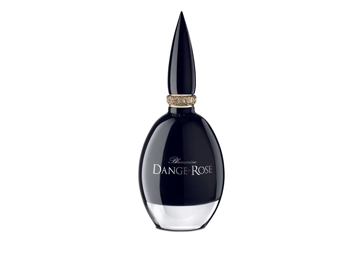 Dange-Rose (100 ml), combinação de Rosa de Versalhes, flor de manjericão e essências de madeira, Blumarine, €80 (à venda em exclusivo no El Corte Inglés)