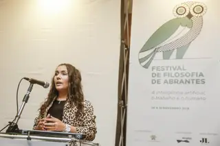 Matilde Lourenço no Festival Literário de Abrantes
