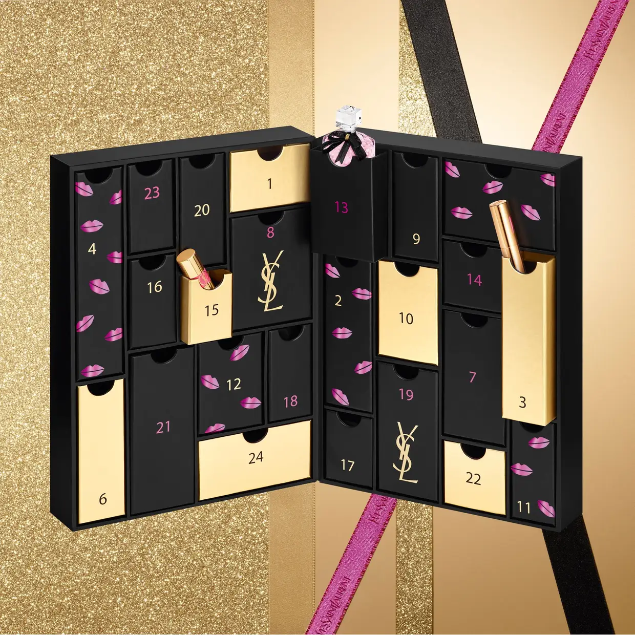 24 miniaturas de produtos Yves Saint Laurent, €280