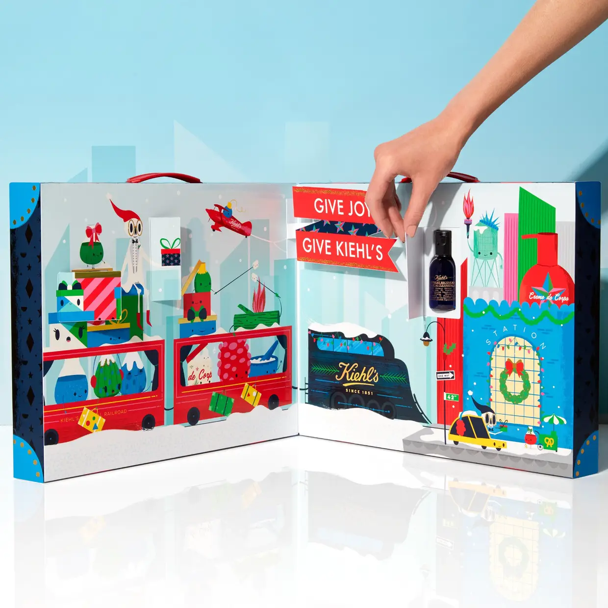 Um calendário divertido com alguns dos produtos mais emblemáticos da Kiehl's, €69