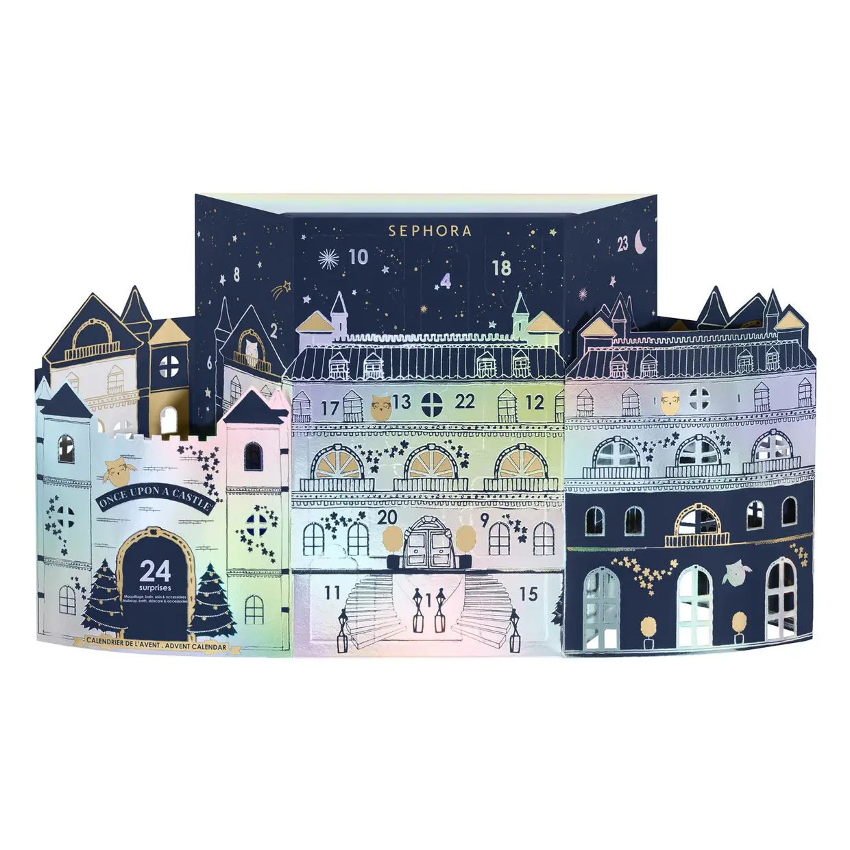 Once Upon a Castle - Era uma vez um Castelo tem 24 surpresas de maquilhagem, banho e acessórios, Sephora, €42