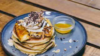 A panqueca de chocolate e banana é uma das últimas novidades na loja da Baixa d' A Miss Pavlova