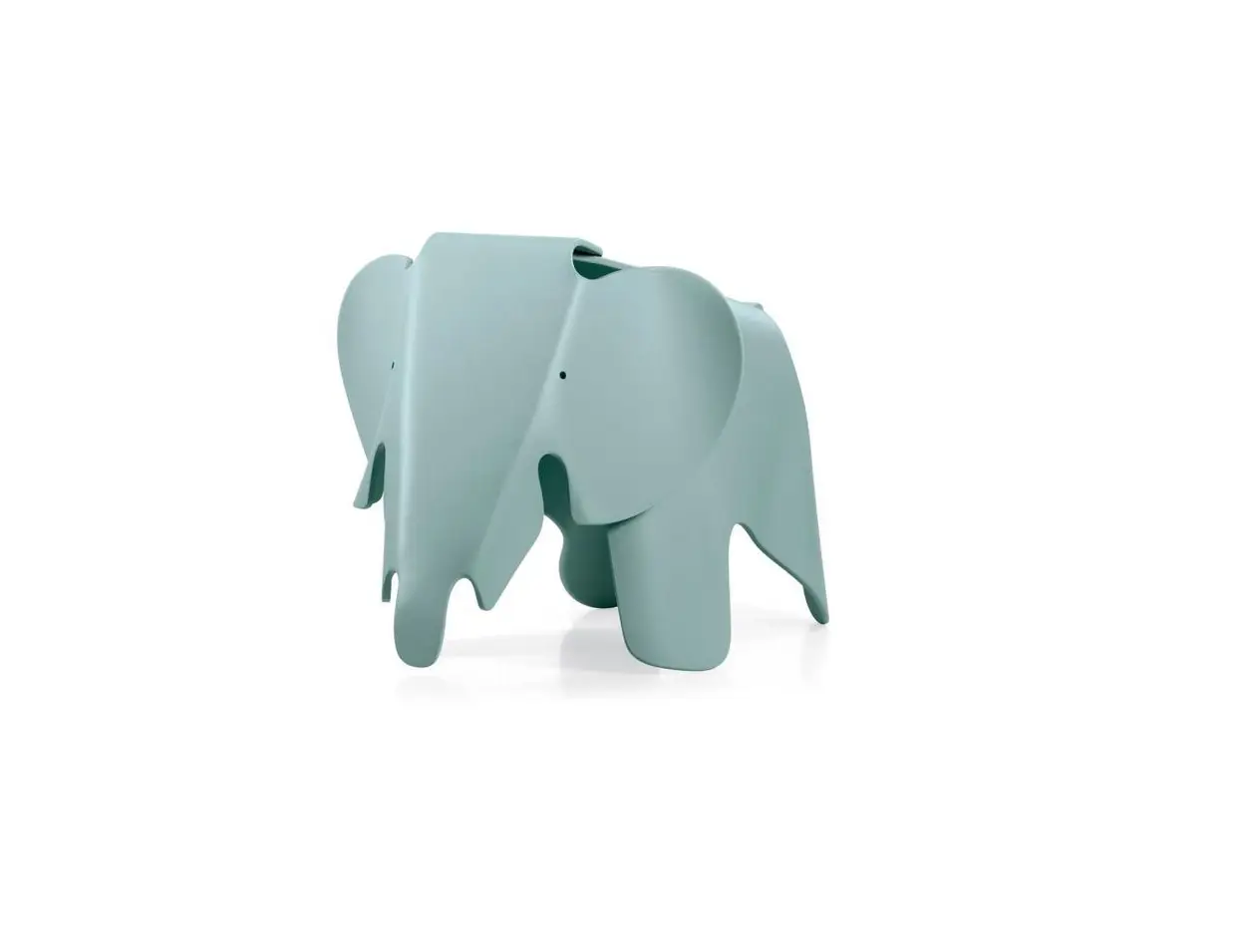Eames Elephant, de Charles & Ray Eames, €215 (41,5 x 78,5 x 41 cm), €85 (versão mini 21 x 39 x 21,5 cm)