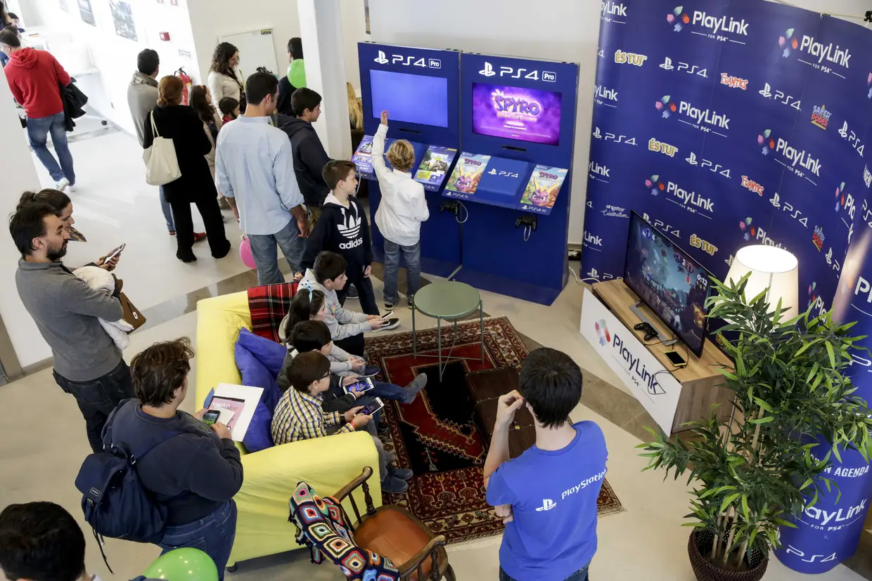Não podia faltar uma zona de gaming no festival!