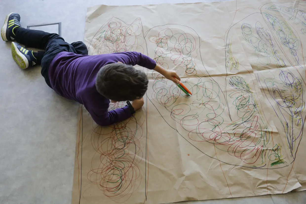 E houve um ateliê de artes plásticas