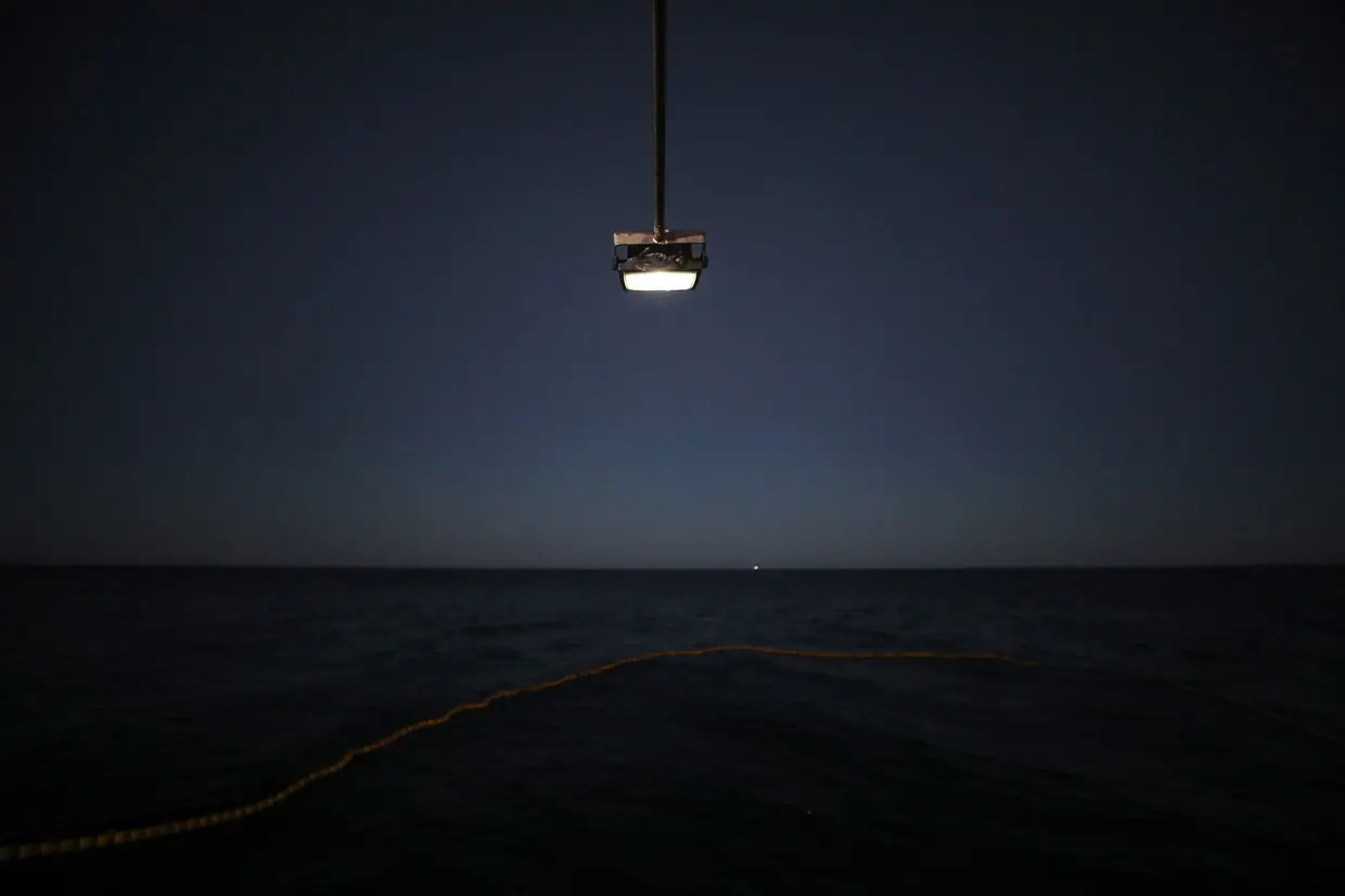 Reportagem sobre a Pesca da Sardinha durante a noite a bordo da Traineira " Arrifana" de Portimão