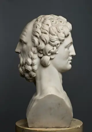 Estátua de Jano datada do século XVIII