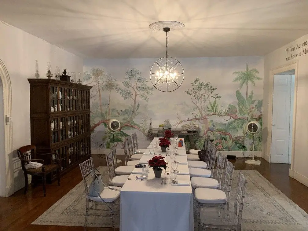 Jantar de Natal em Sweetfield Manor, Barbados