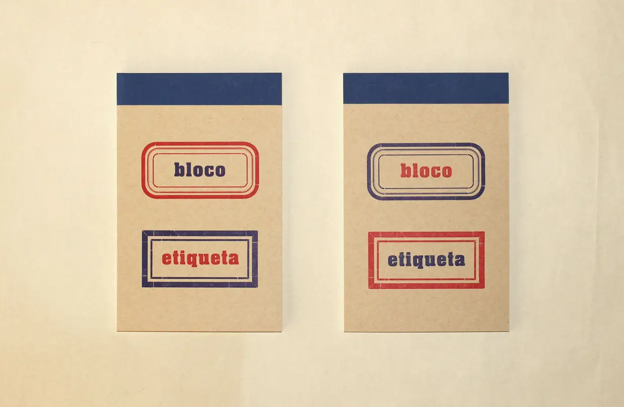 Bloco Etiqueta, €9,80