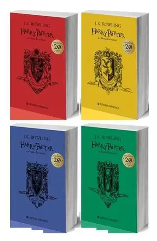 A Editorial Presença comemora os 20 anos sobre a primeira edição de "Harry Potter e a Pedra Filosofal" com quatro capas diferentes.