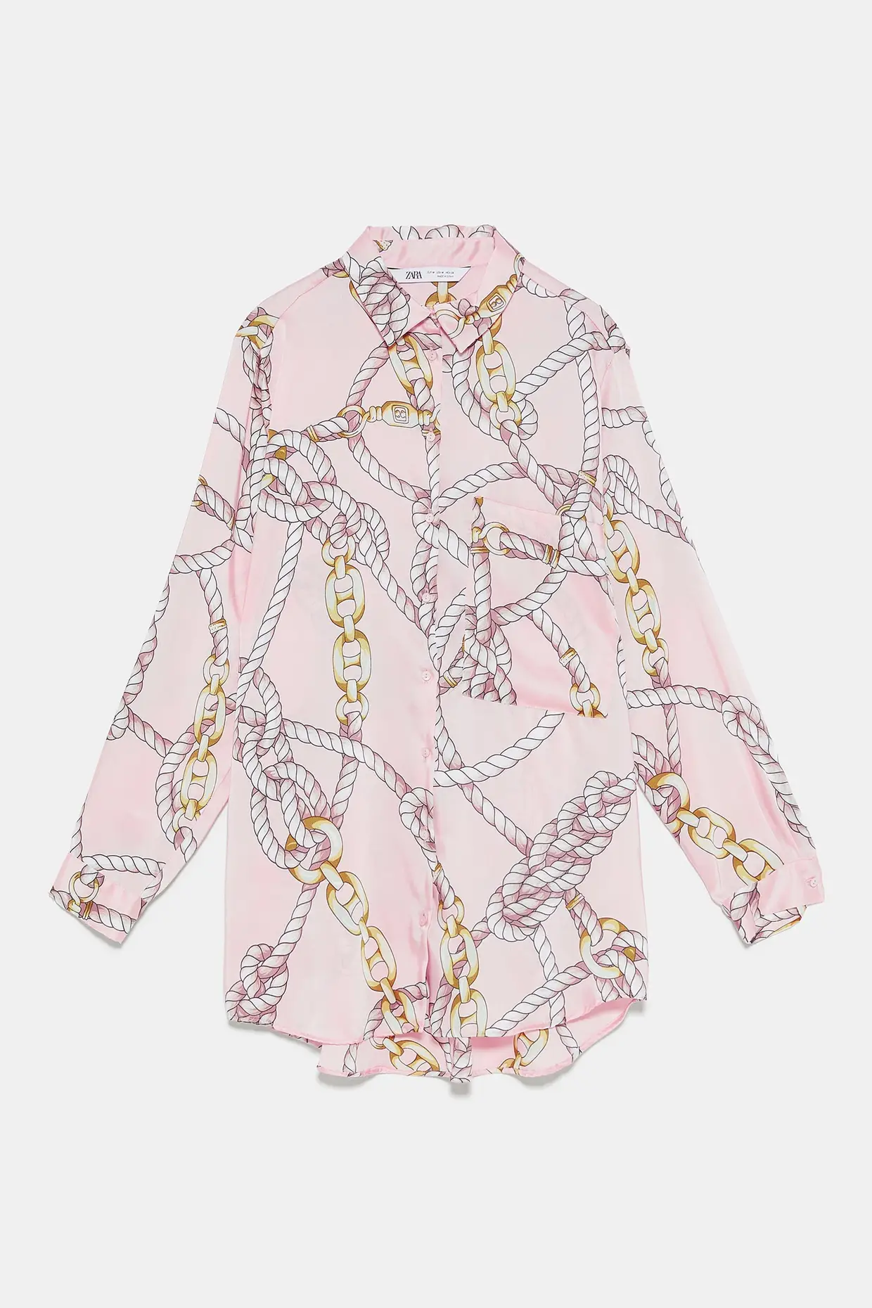 Camisa com estampado de nós, Zara, €19,95