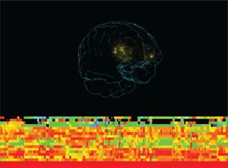 A instalação multimédia Orquestra de Cérebros transforma, através de um aparelho de EEG (eletroencefalograma), a atividade cerebral dos visitantes numa escala musical