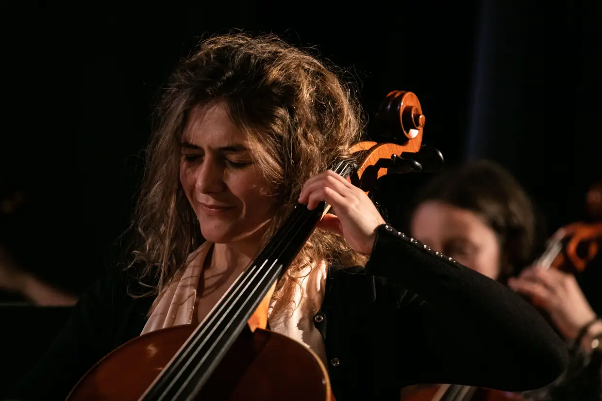 Imaculada vem de Badajoz e é uma das espanholas que participou no primeiro concerto da orquestra, na semana passada, 22