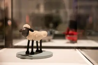 A Ovelha Choné, uma das personagens mais antigas dos estúdios Aardeman