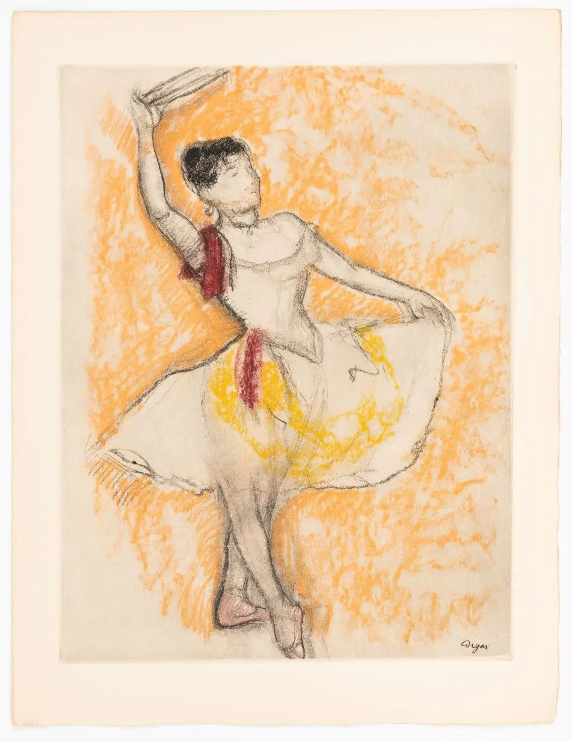A partir de 1870, o artista teve acesso exclusivo aos bastidores do Ballet da Ópera de Paris, o que lhe permitiu desenhar vários momentos da rotina diária das bailarinas