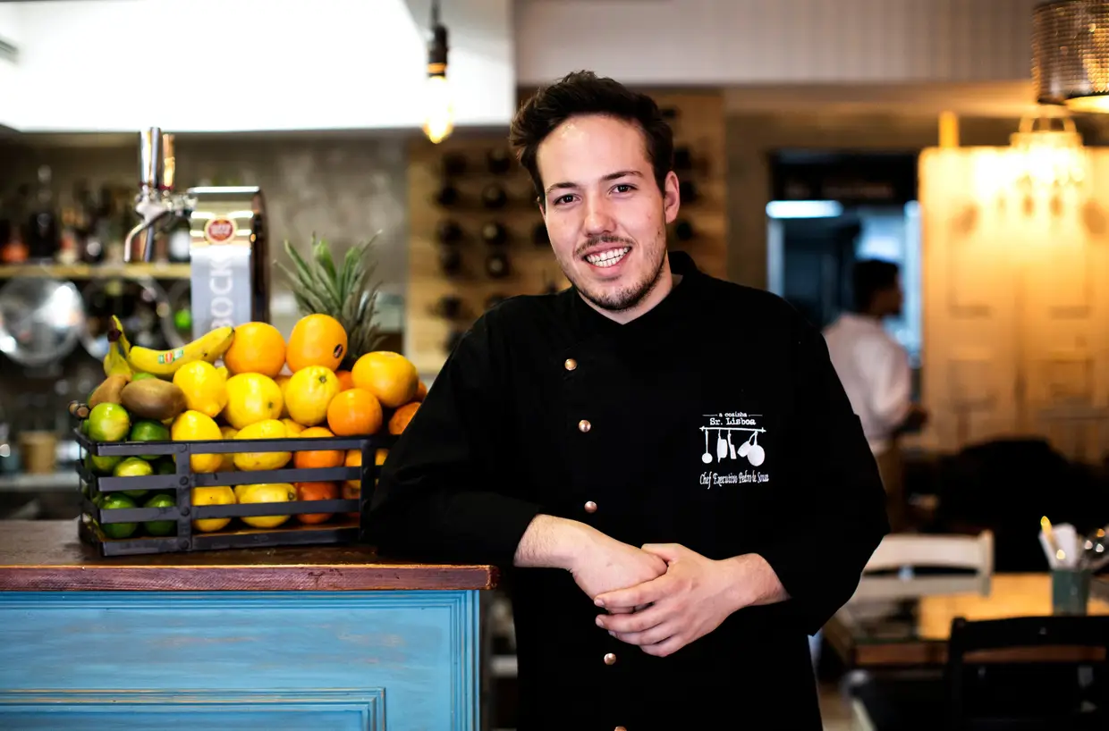 Pedro Sousa, chefe do restaurante Sr. Lisboa
