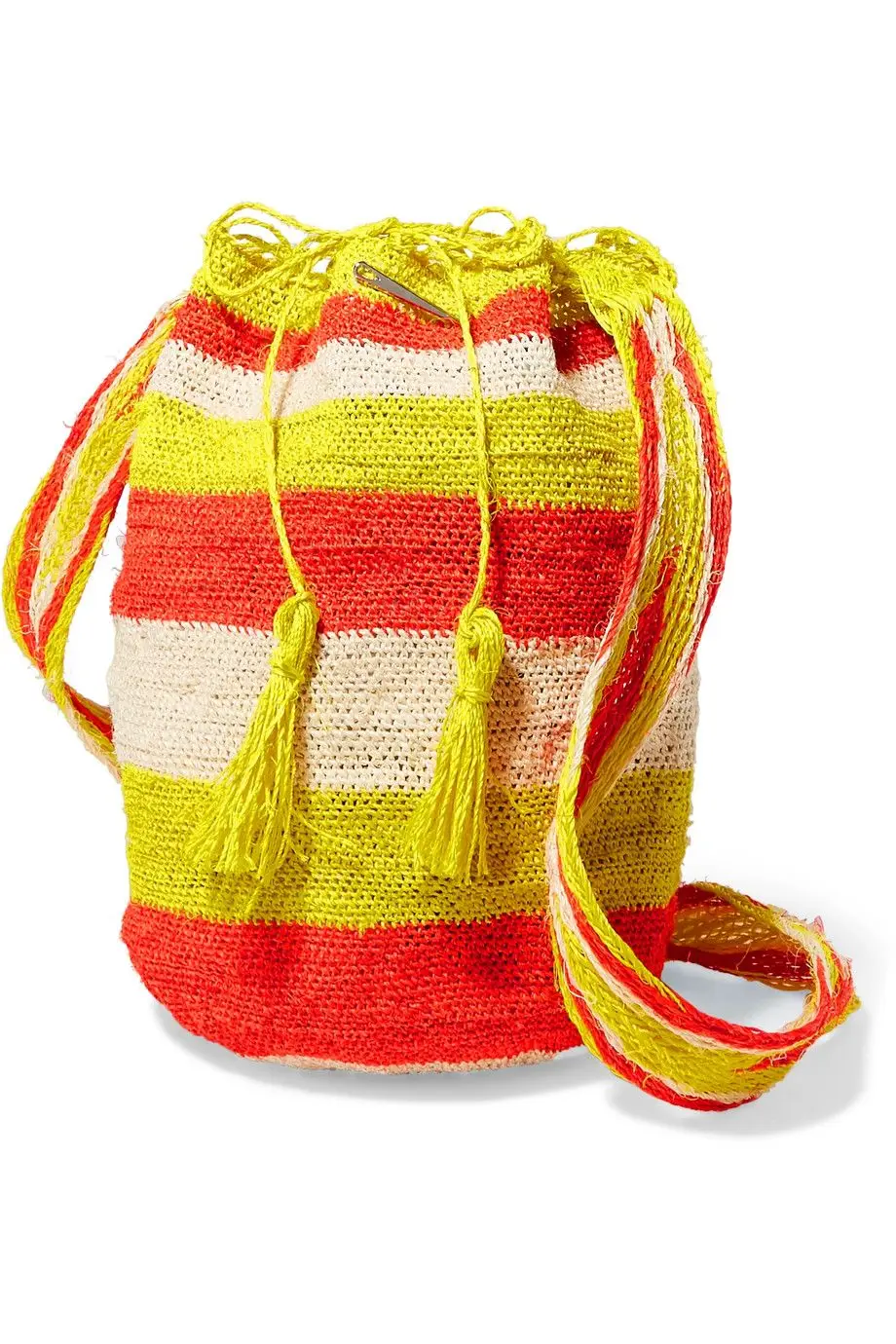 Produzida artesanalmente, Muzungu Sisters, à venda em www.net-a-porter.com, €162