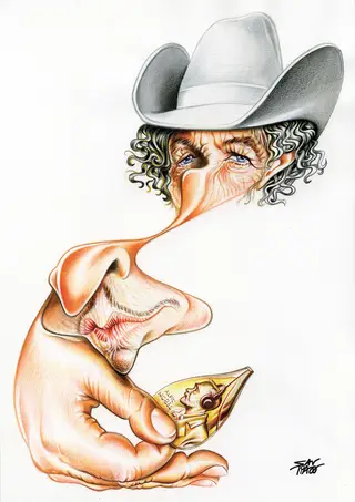 O trabalho do português António Santos (Santiagu) que partilha o segundo prémio (ex-aequo) com o cartoonista australiano David Rowe