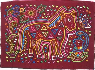 Uma mola é uma forma de arte textil tradicionalmente produzida pelas mulheres da ameríndias Guna, pessoas que vivem na sua maior parte na região de Kuna Yala, no Panamá.