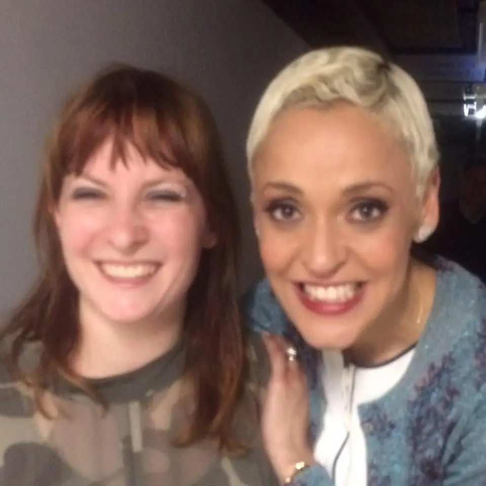 Polona e Mariza, durante uma das suas visitas a Ljubljana para expandir esta experiência tão portuguesa que é a do fado