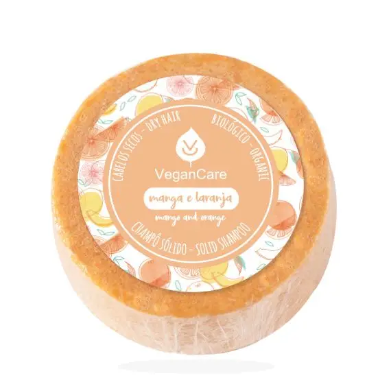 Champô de laranja e manga, à venda em www.vegancarecosmetics.com, €7,70