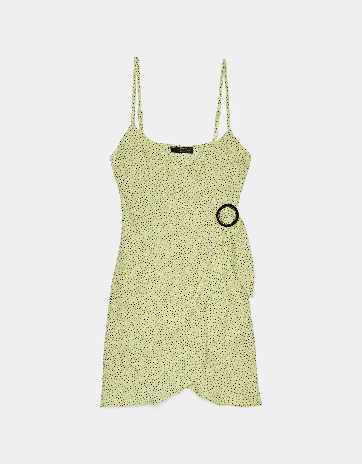 Vestido curto com estampado às bolinhas, Bershka, €22,99